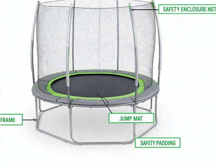 Trampoline park equipment inquiry configurations